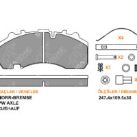 29167 WHEEL BRAKE SYSTEM-DISC BRAKE PAD-UNIVERSAL