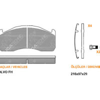 3099533 DISC BRAKE PAD
