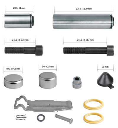 K013007 Caliper Guides & Seals Repair Kit