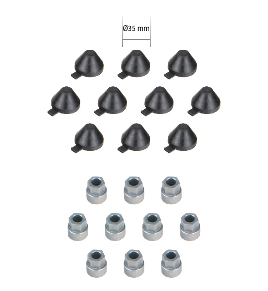 K003902 Kit Tapa pinza de plástico