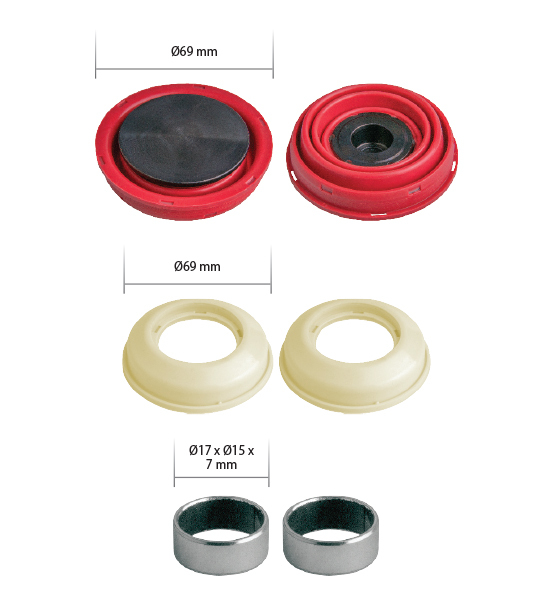 K0446523K50 Caliper Piston & Seal Repair Kit 1 K0446523K50 Caliper Piston & Seal Repair Kit