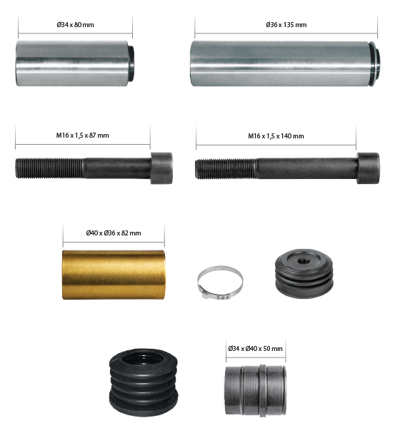 II197330062 Caliper Ratgeber & Dichtungen Reperatursatz
