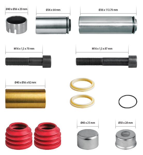 K010813 Kit guidage et étanchéité pour étrier