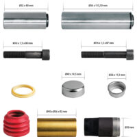 K000472 KIT REP. GUIAS Y CIERRE (Tapa Metal)