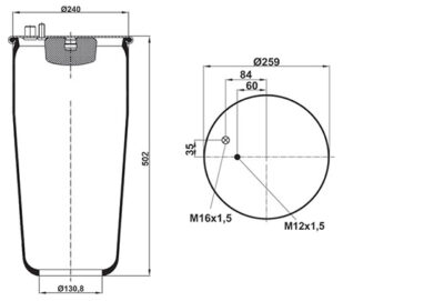 81436010152 AIR SPRING