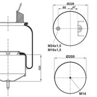 20427801 AIR SPRING VOLVO