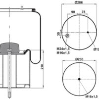 5010557355 AIR SPRING RENAULT – VOLVO