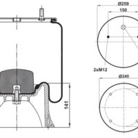 3229002900 AIR SPRING