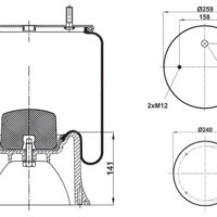 2229000700 AIR SPRING