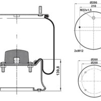 3229002700 AIR SPRING SCANIA