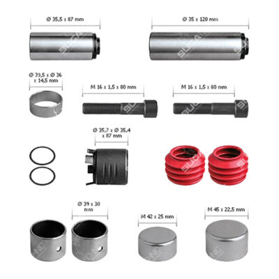 3434386100 Caliper Guides & Seals Repair Kit