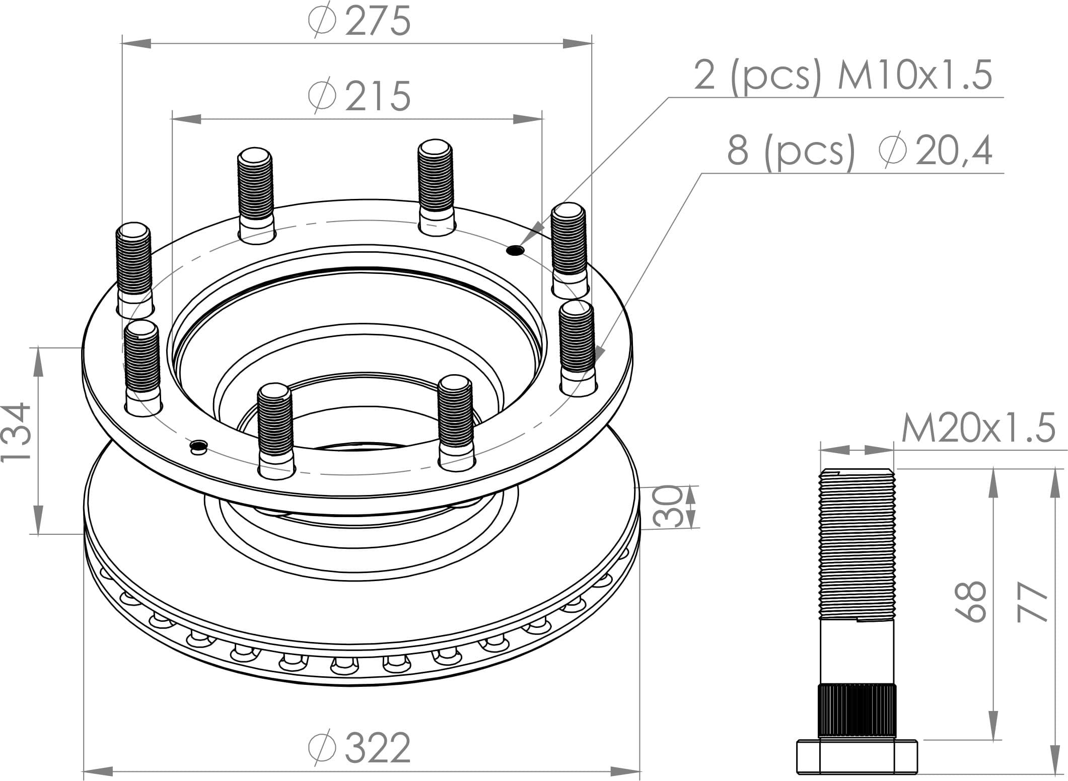 0001311817  CONNECTING ROD, COMPRESSOR