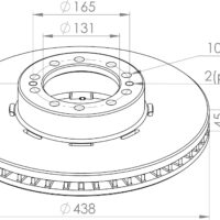 5010216437 BRAKE DISC PART FOR RENAULT