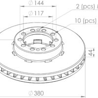5010260218 BRAKE DISC PART FOR RENAULT