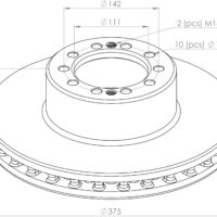 5010598305 BRAKE DISC PART FOR RENAULT