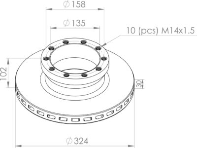 81508030010 BRAKE DISC PARTS MAN