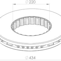 85103803 BRAKE DISC PART FOR VOLVO