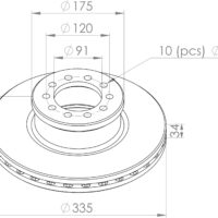 9704210012 BRAKE DISC PART FOR MERCEDES