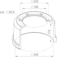 0310527010 BRAKE DRUM PART FOR BPW