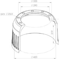 0310677630 BRAKE DRUM PART FOR BPW