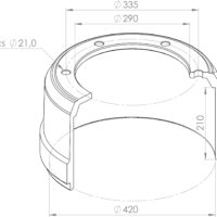 1064010401 BRAKE DRUM SF