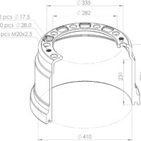 1075310 BRAKE DRUM RENAULT TRUCKS – VOLVO PSV