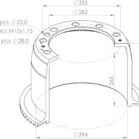 1134818 BRAKE DRUM VOLVO PSV (RUNIRAN)