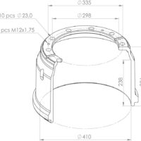 3014230801 BRAKE DRUM PART FOR MERCEDES BENZ – PSV – NEOPLAN