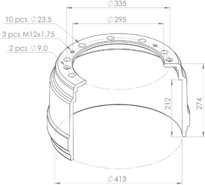 392386 BRAKE DRUM SCANIA PSV