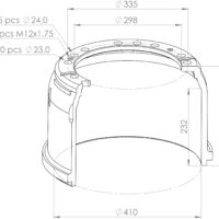 6174230101 BRAKE DRUM MERCEDES-BENZ