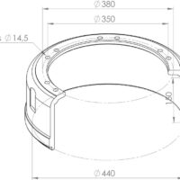 81501100068 BRAKE DRUM PART FOR MAN