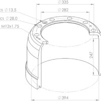 9524103 BRAKE DRUM VOLVO PSV