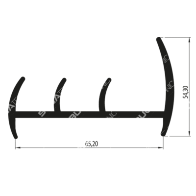 B14184513 LP 65 mm PROFILE