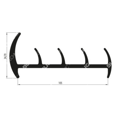 B14184520 LP 105 mm PROFILE