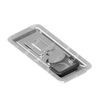 B14187032 RECESSED DOOR LOCK – ZINC PLATED