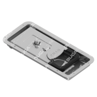 B14187034 RECESSED DOOR LOCK WITH PADLOCK – ZINC PLATED