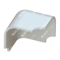 B14187104 MEDIUM OVALE CORNER BRACKET – ALIMINIUM