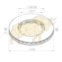 1387439 BRAKE DISC SPARE PART