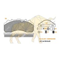 29087 DISC BRAKE PAD SPARE PART