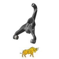 1399788S CLUTCH RELEASE FORK WITH ROLLER TAILED TYPE